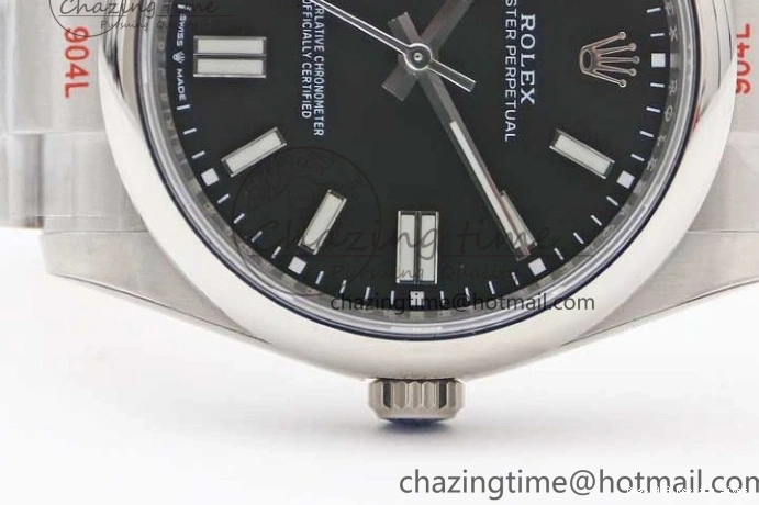 Best AAA Replica Sites 1:1 Edition on Dial Timeless SS A Bracelet Perpetual 904L 124300 2192 Best EWF Black Oyster Steel 41mm 0105